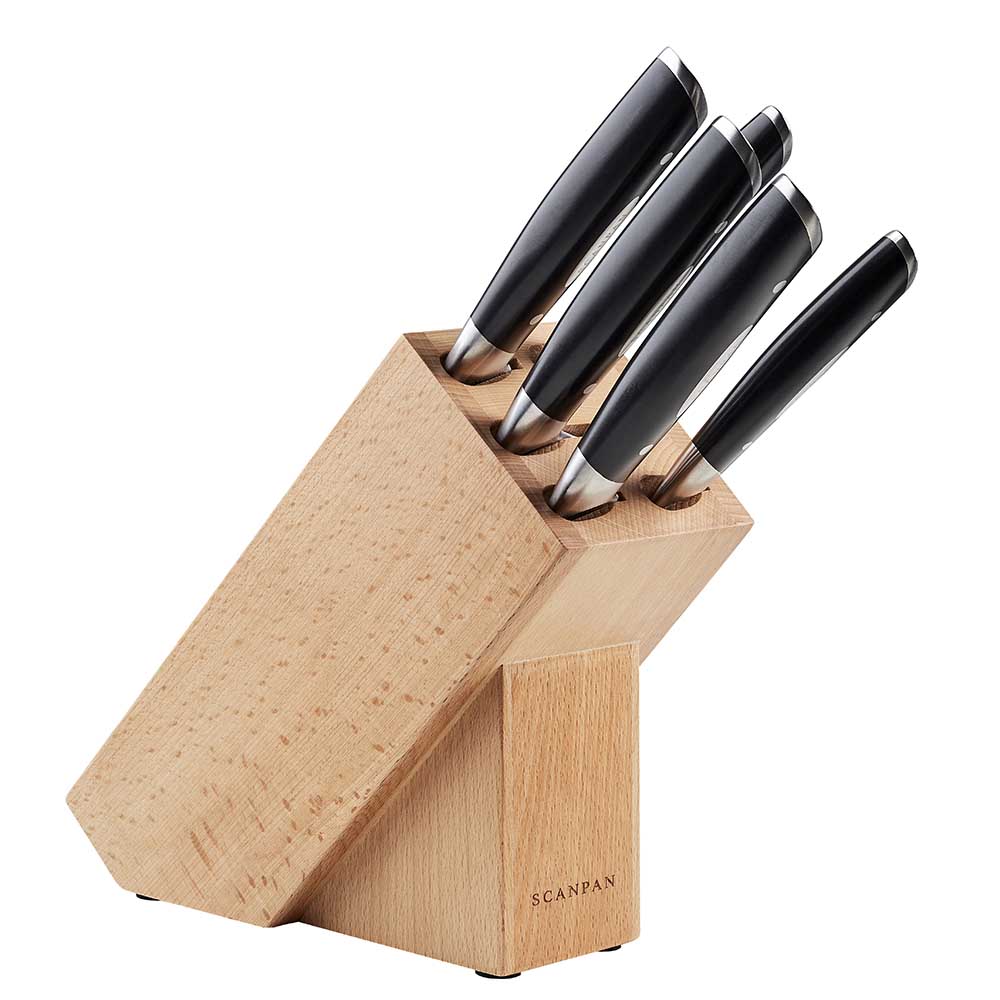 Scanpan Classic Knife Block Set 6 Piece