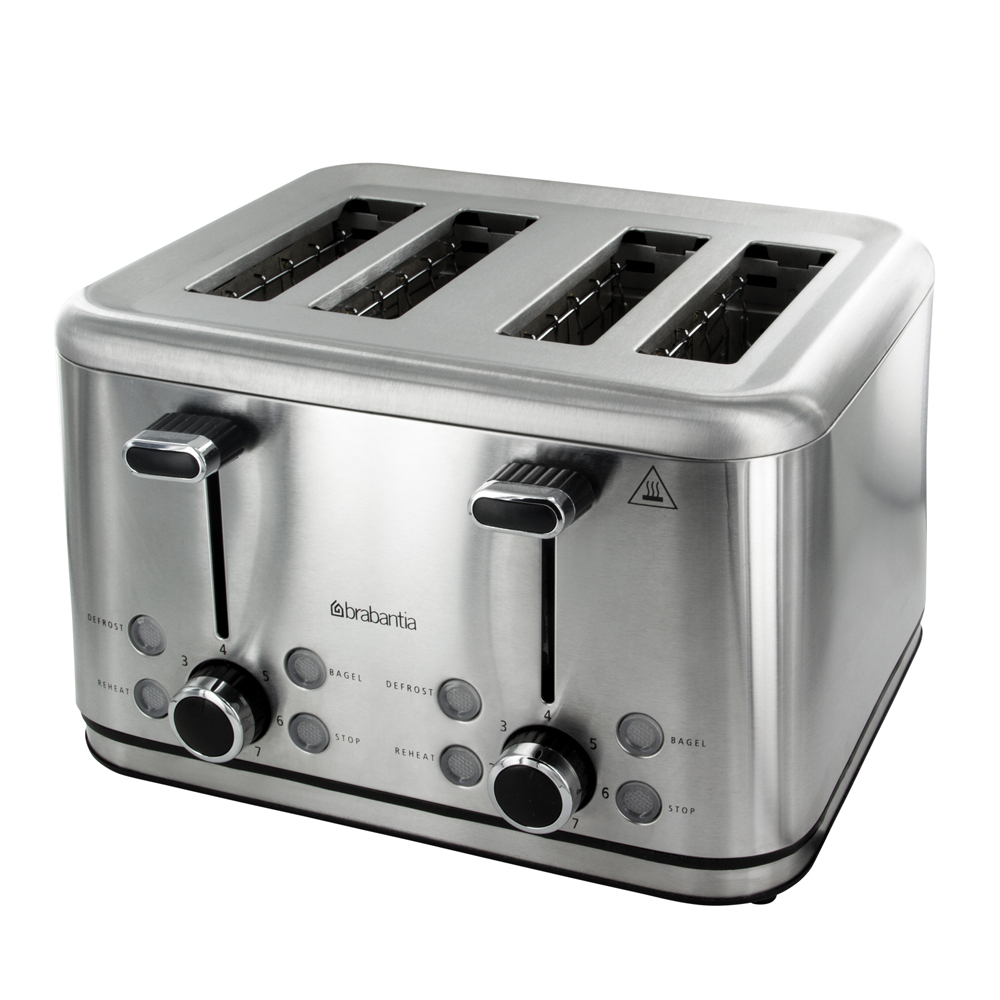 Brabantia BBEK1031 4Slice Stainless Steel Toaster