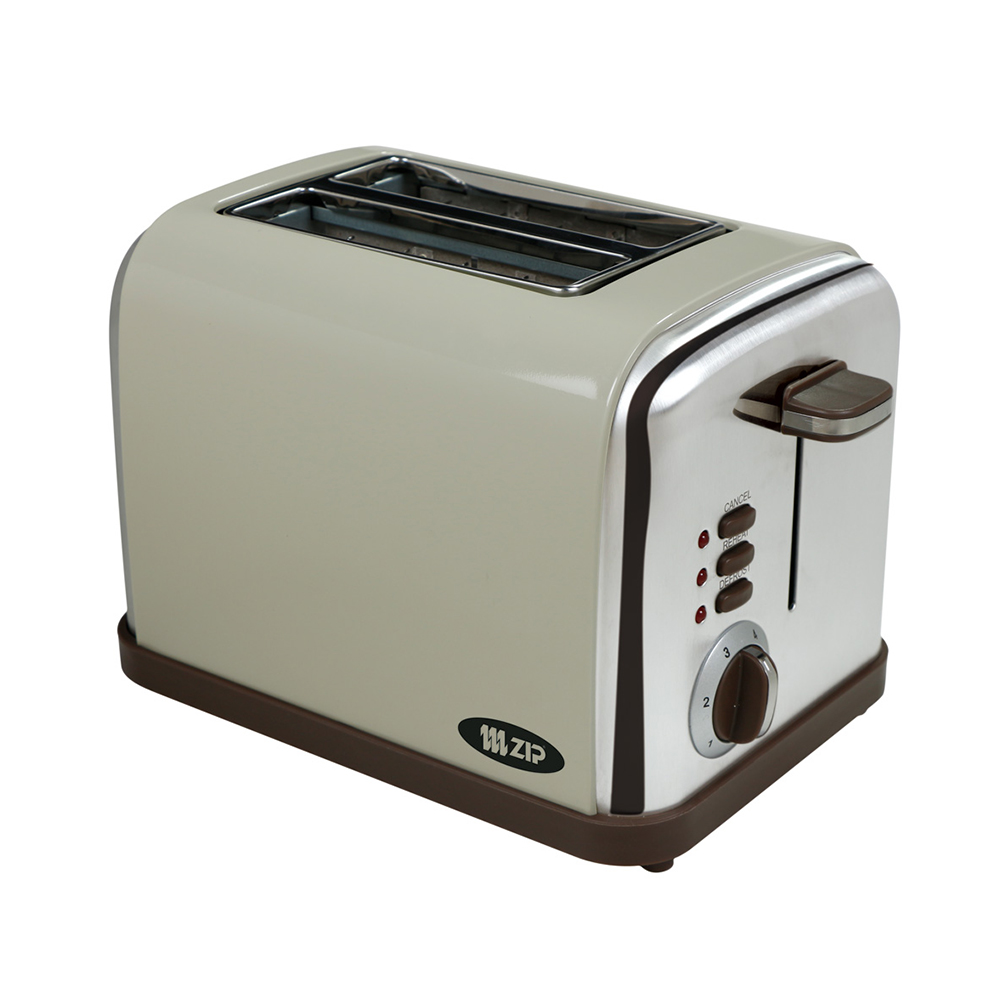 Zip Retro Vintage 2 Slice Toaster Cream