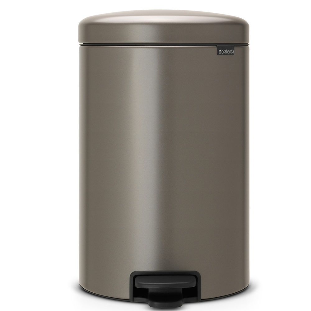 Brabantia NewIcon Pedal Bin Platinum 20 Litre