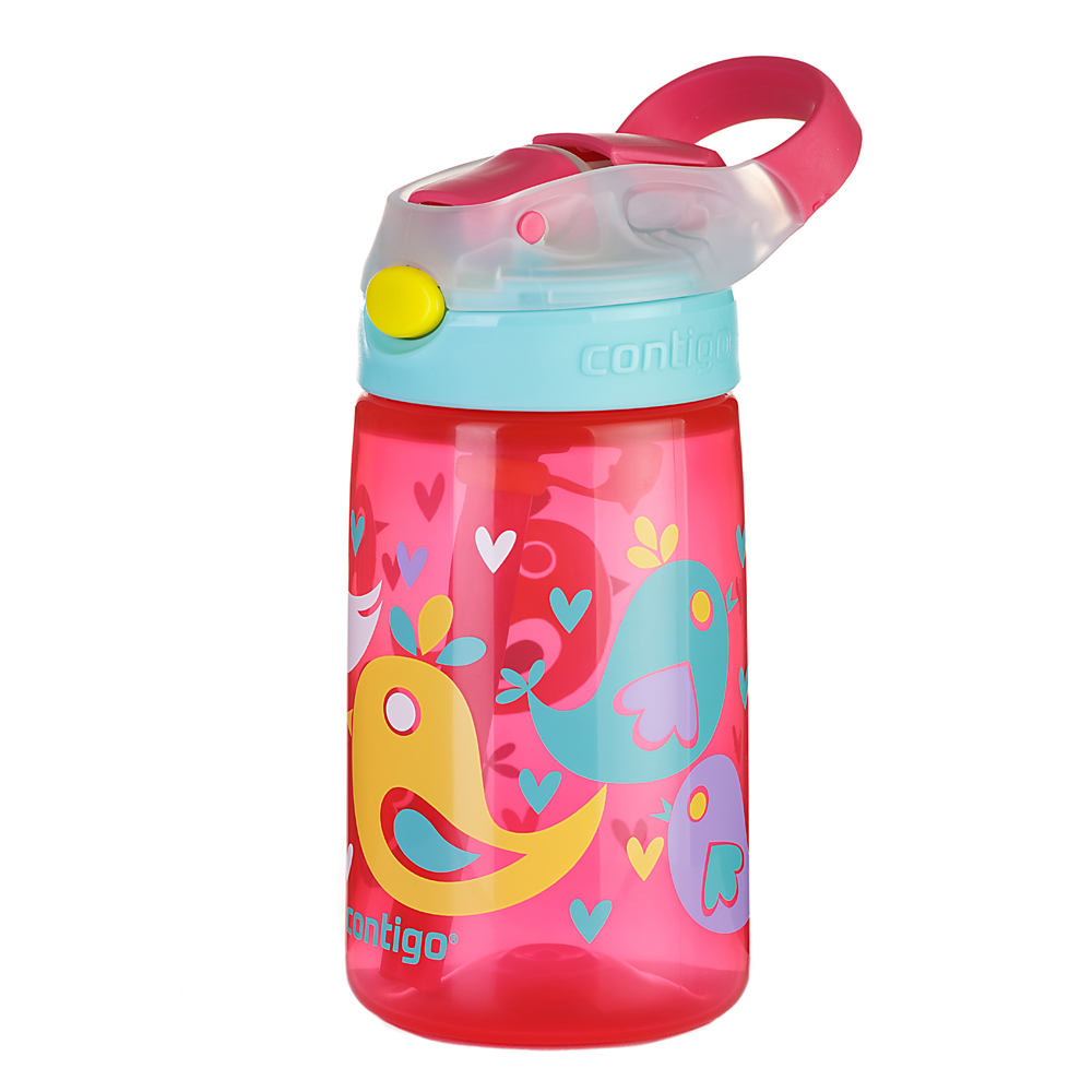 Contigo Kids GizmoFlip Autospout Drink Bottle Birds 420ml