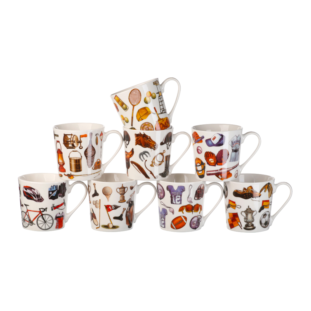 Tablefair Sports Mad Coffee Mug Assorted 390ml