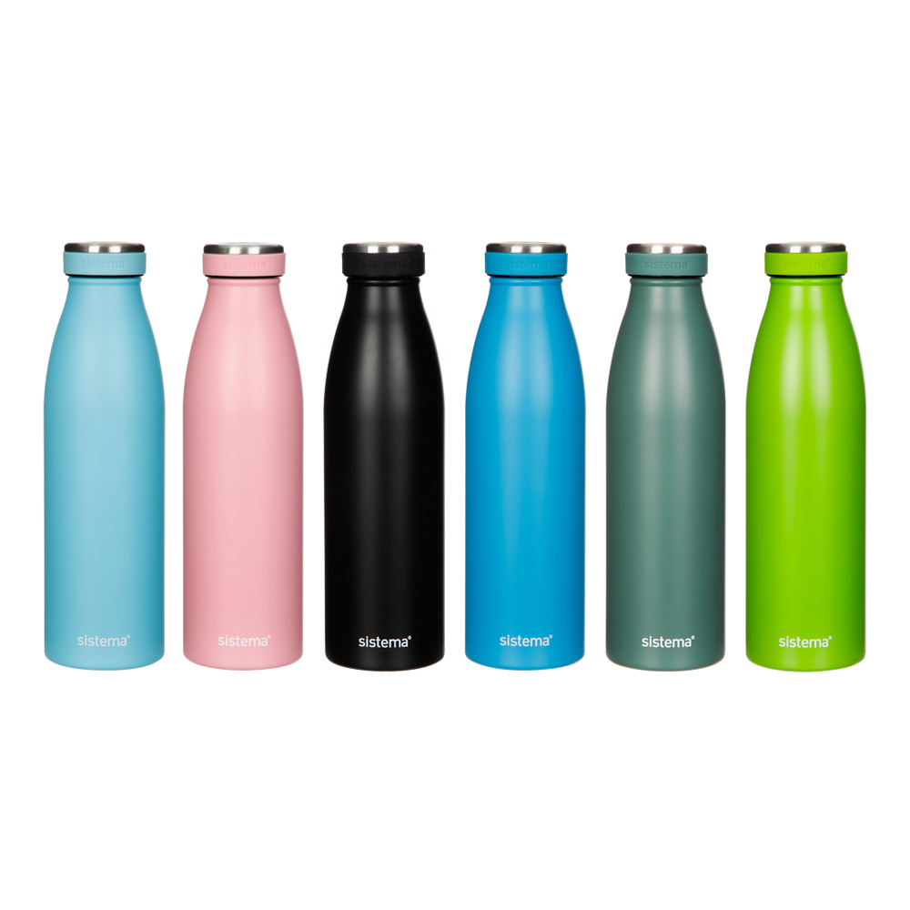 Sistema Hydrate Stainless Steel Drink Bottle 500ml