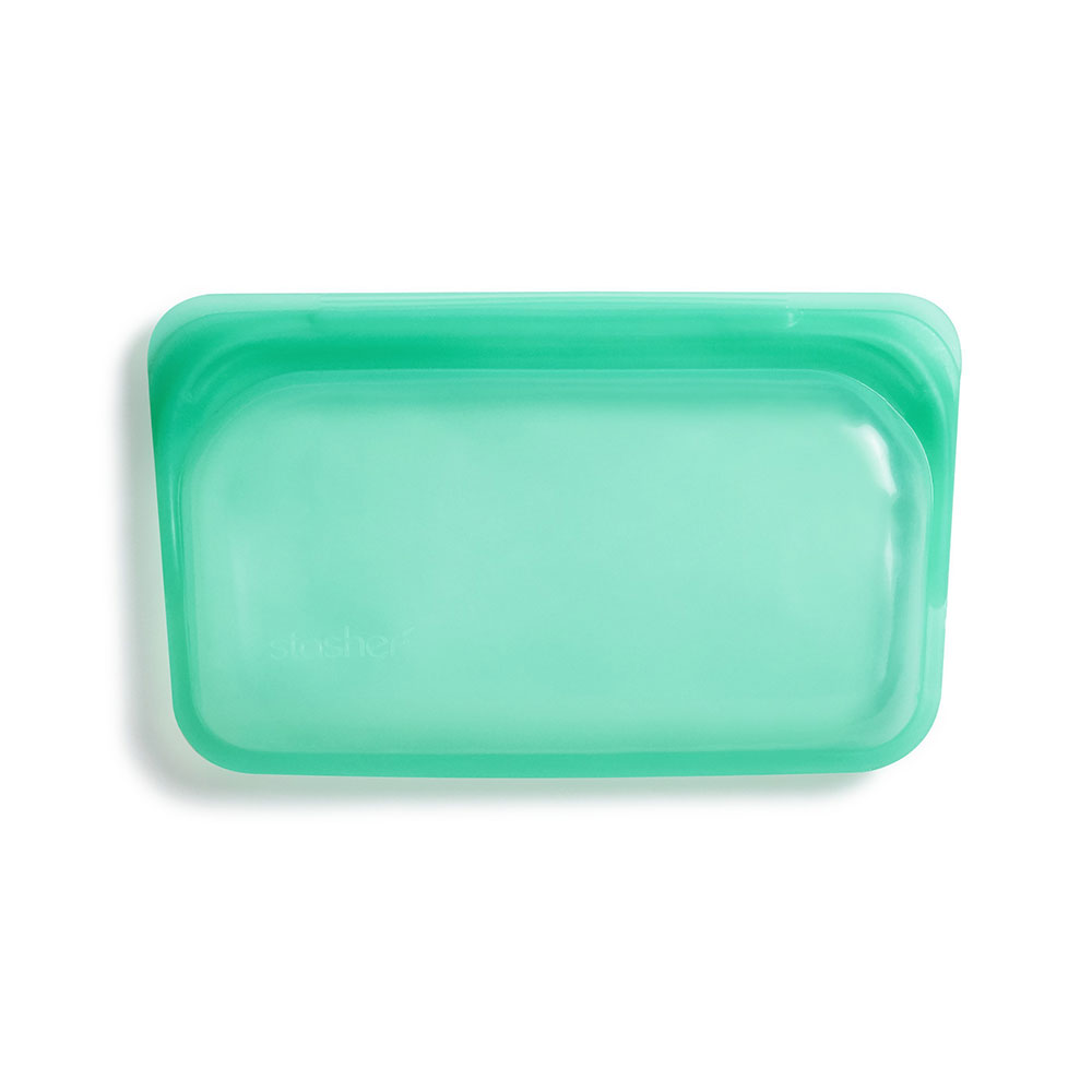 Stasher Snack Bag Jade 11.5x19x2.5cm