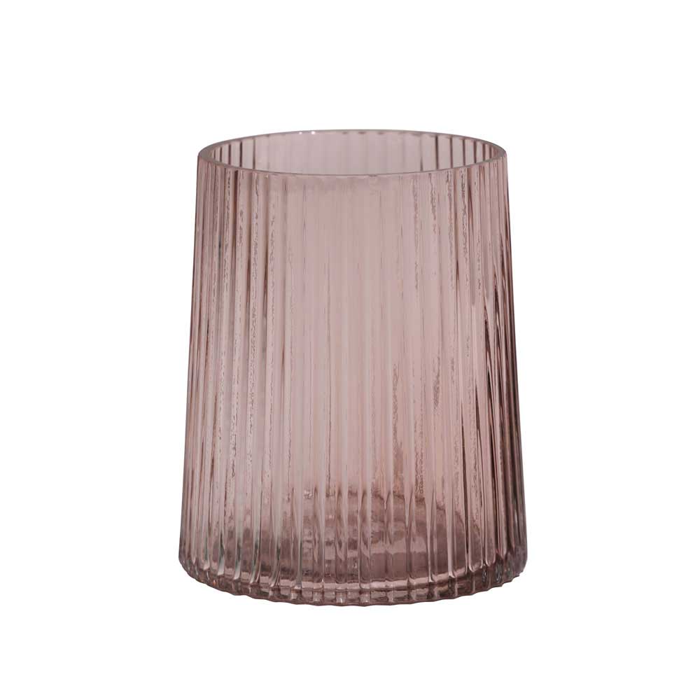 Urban Loft Venetian Hurricane Pink Vase 15cm