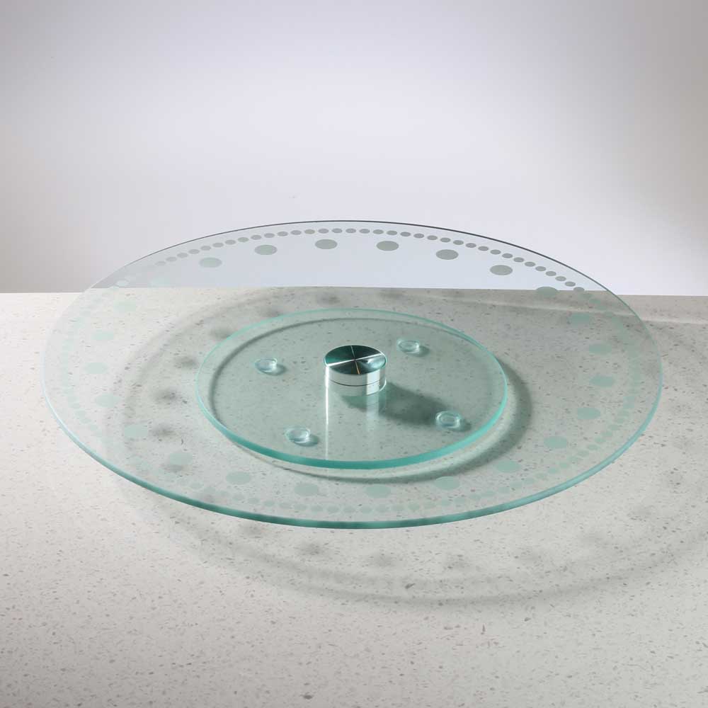 Excellent Housewares Glass Lazy Susan 30cm