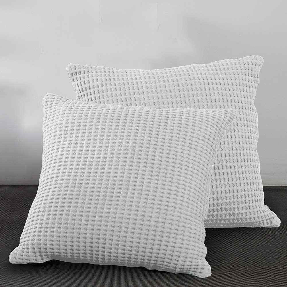 Hotel At Home Garment Washed Waffle Euro Pillowcase