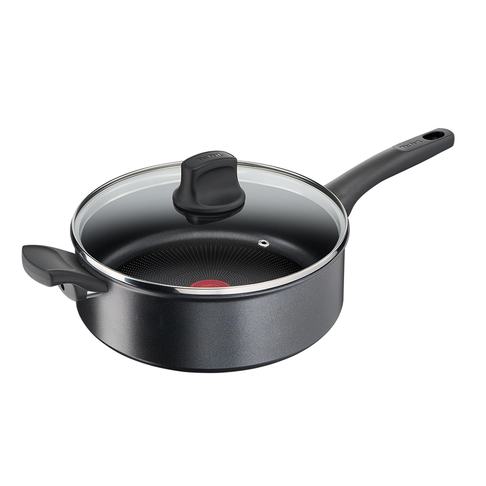 Tefal Ultimate Non-Stick Sautepan & Lid Black 26cm