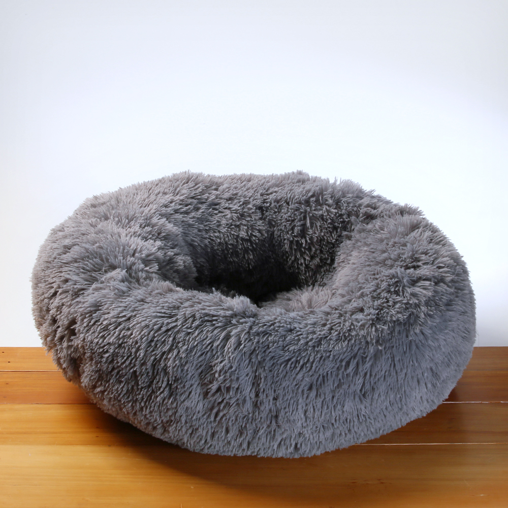 Max & Mittens Calming Pet Bed Grey