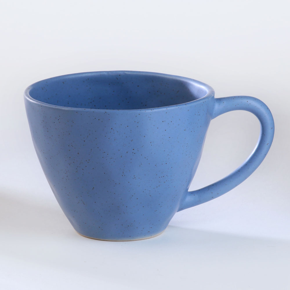 Ecology Textured Speckle Cornflower Coffee Cup 380ml