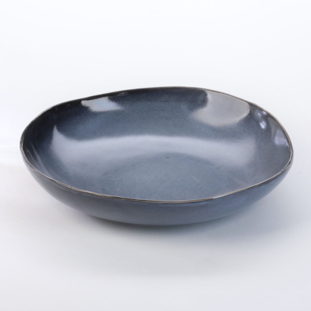 Ecology Ottawa Indigo Shallow Bowl 28cm