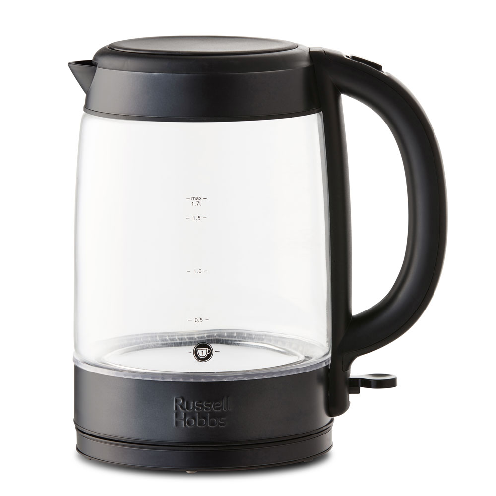 Russell Hobbs Brooklyn Glass Kettle Black RHK172BCH