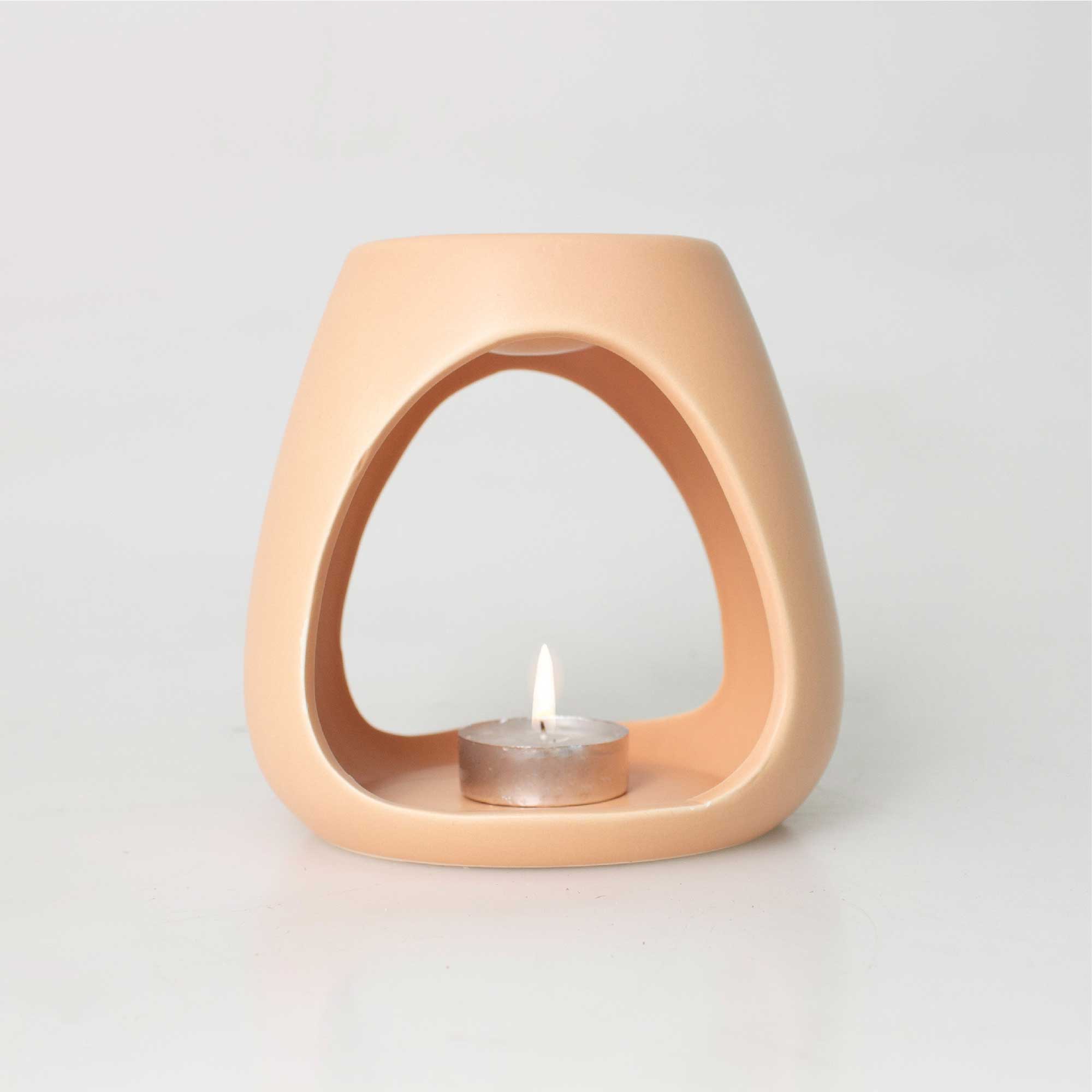 Nature's Collective Ceramic Oil Burner Pink Blush 12.8cm