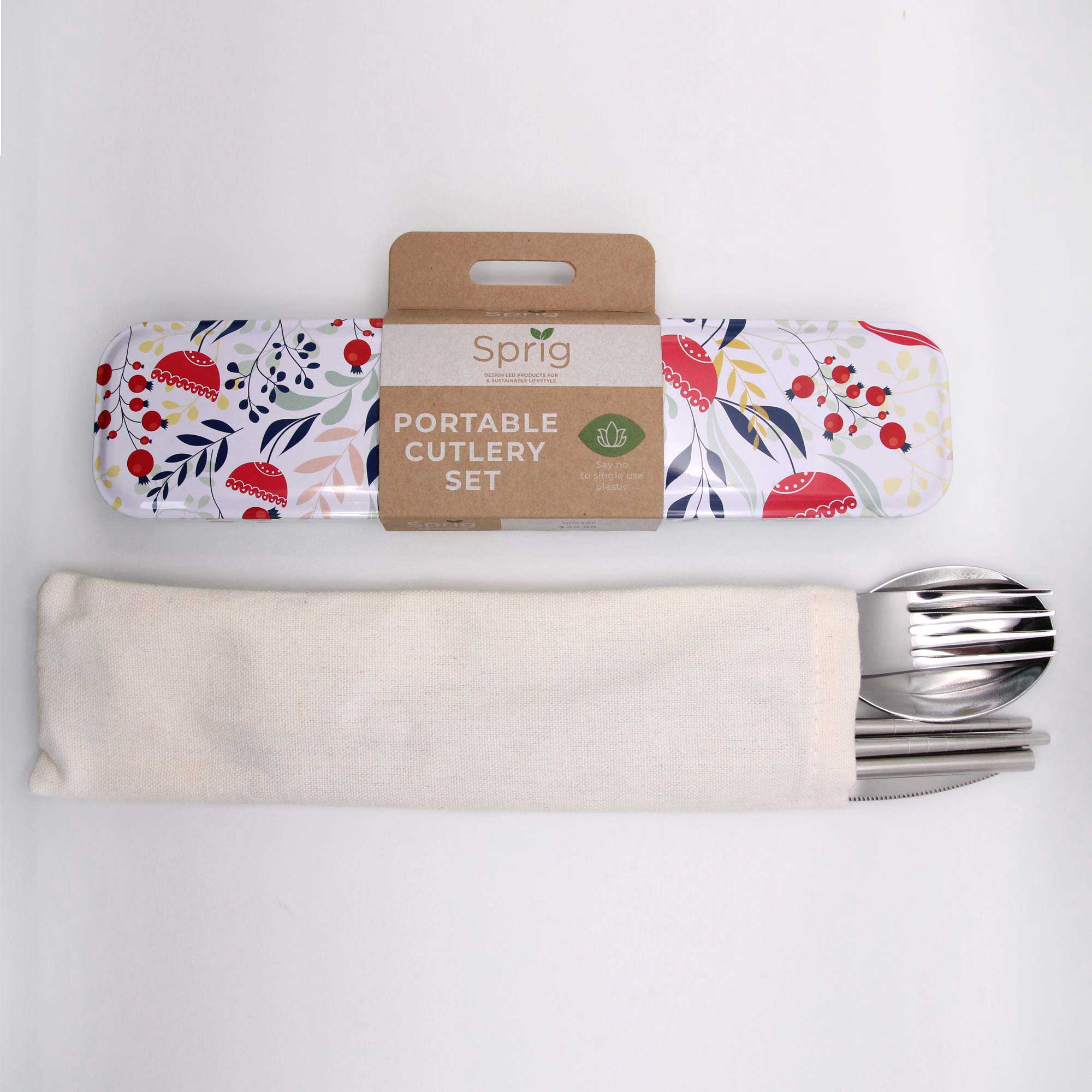 Sprig Cutlery Set Botanical