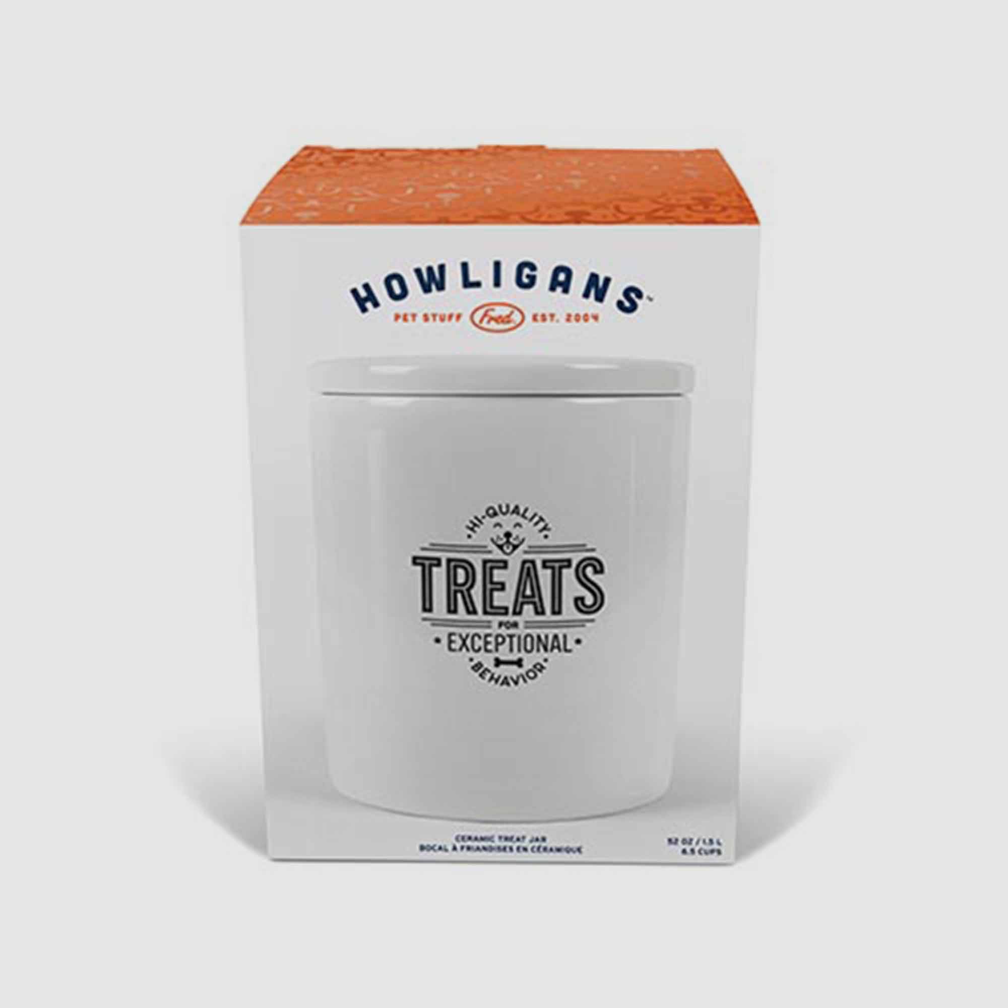 Howligans Ceramic Treat Jar - For Exceptional behaviour