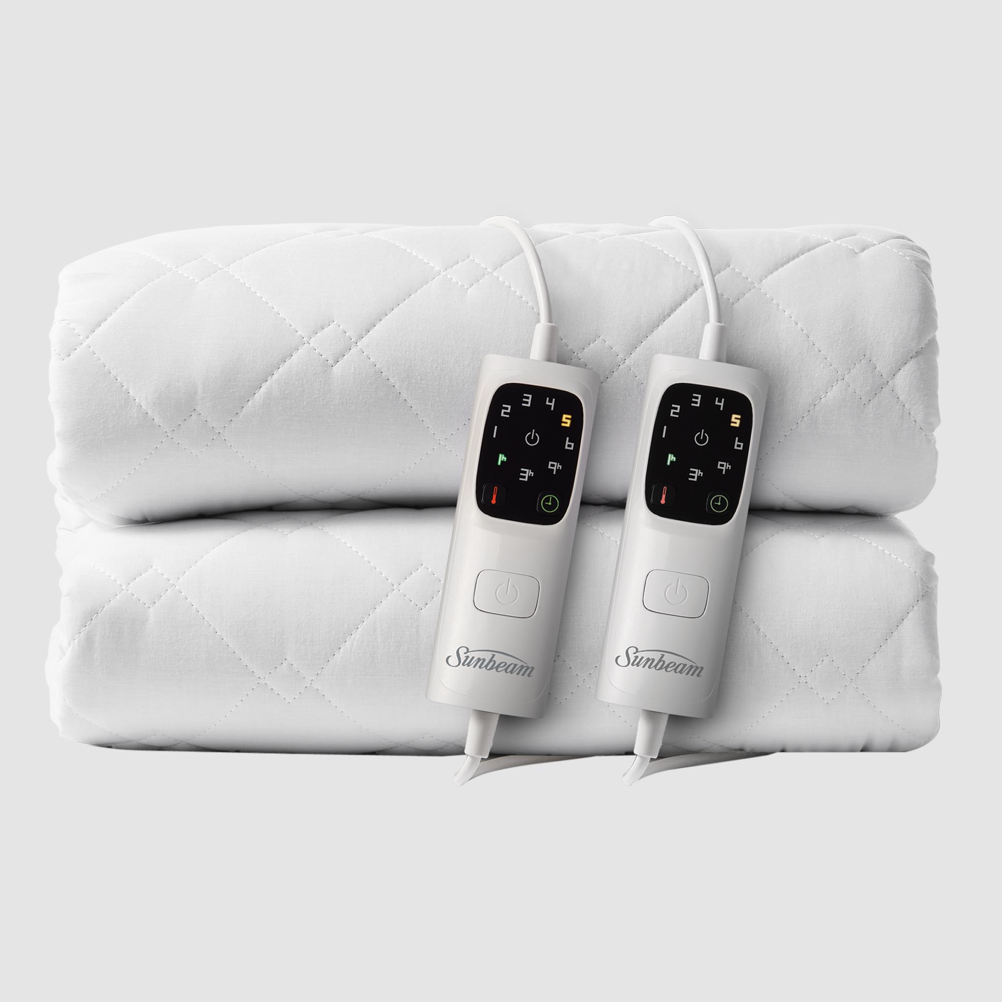 Sunbeam Sleep Perfect Antibacterial Quilted Electric Blanket King