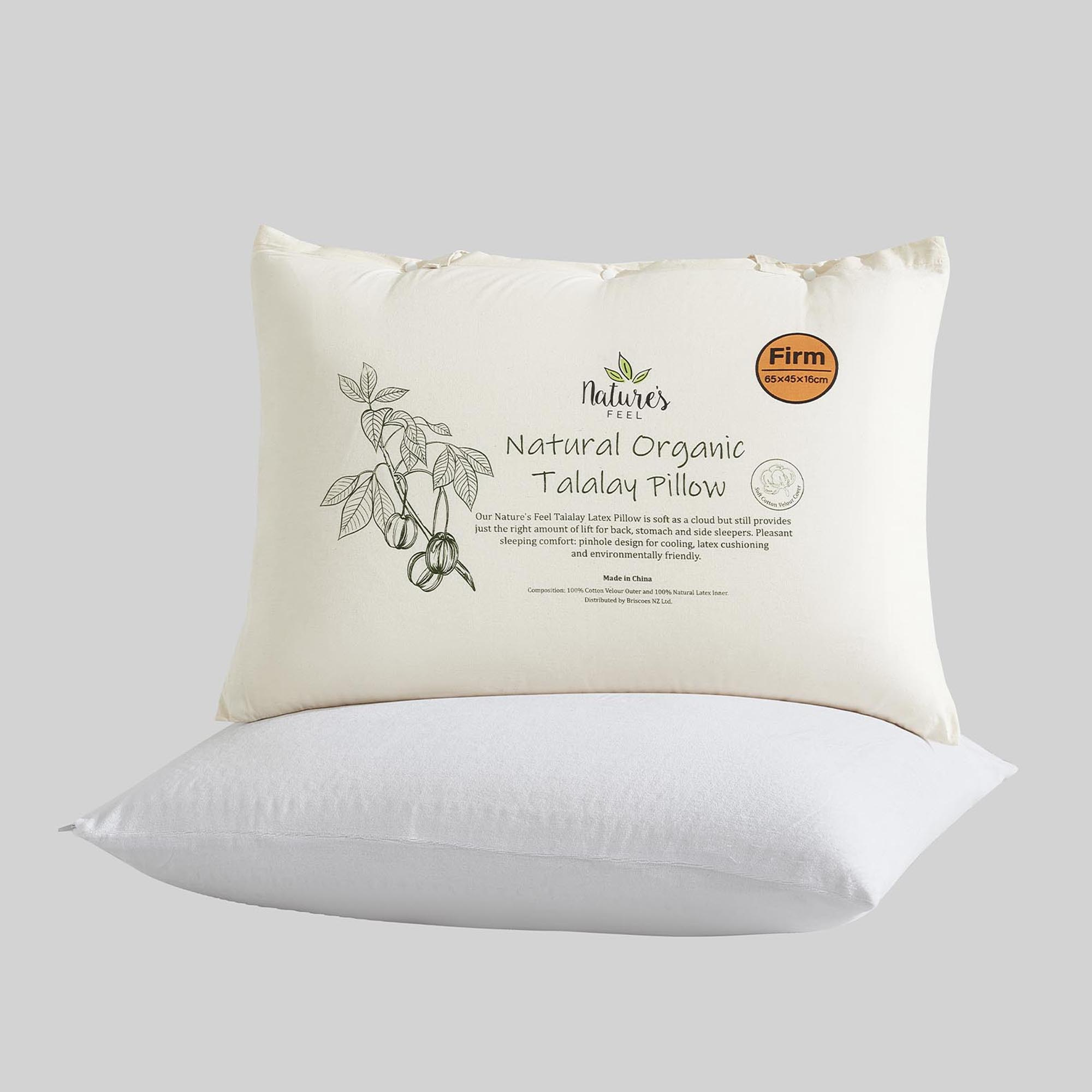 Nature's Feel Talalay Pillow Firm