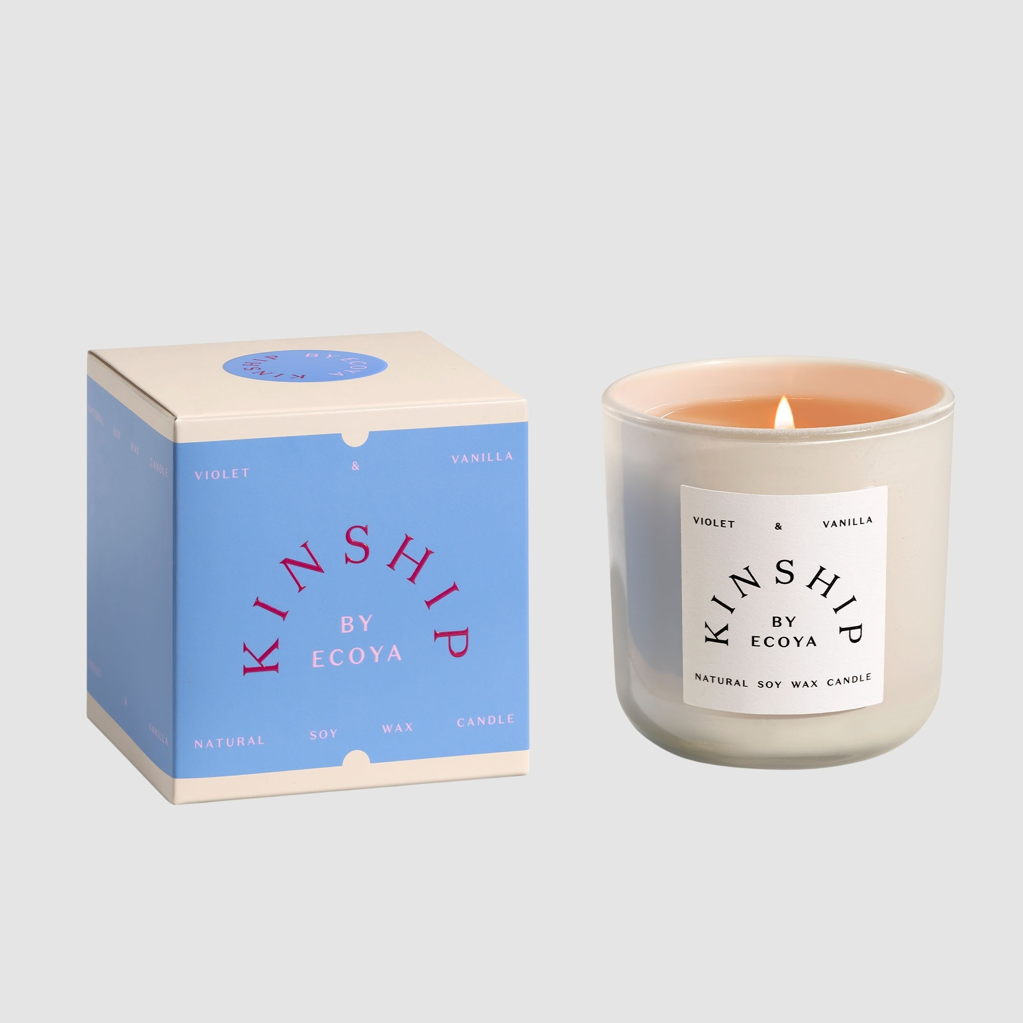 Kinship by Ecoya Violet & Vanilla Candle 375g