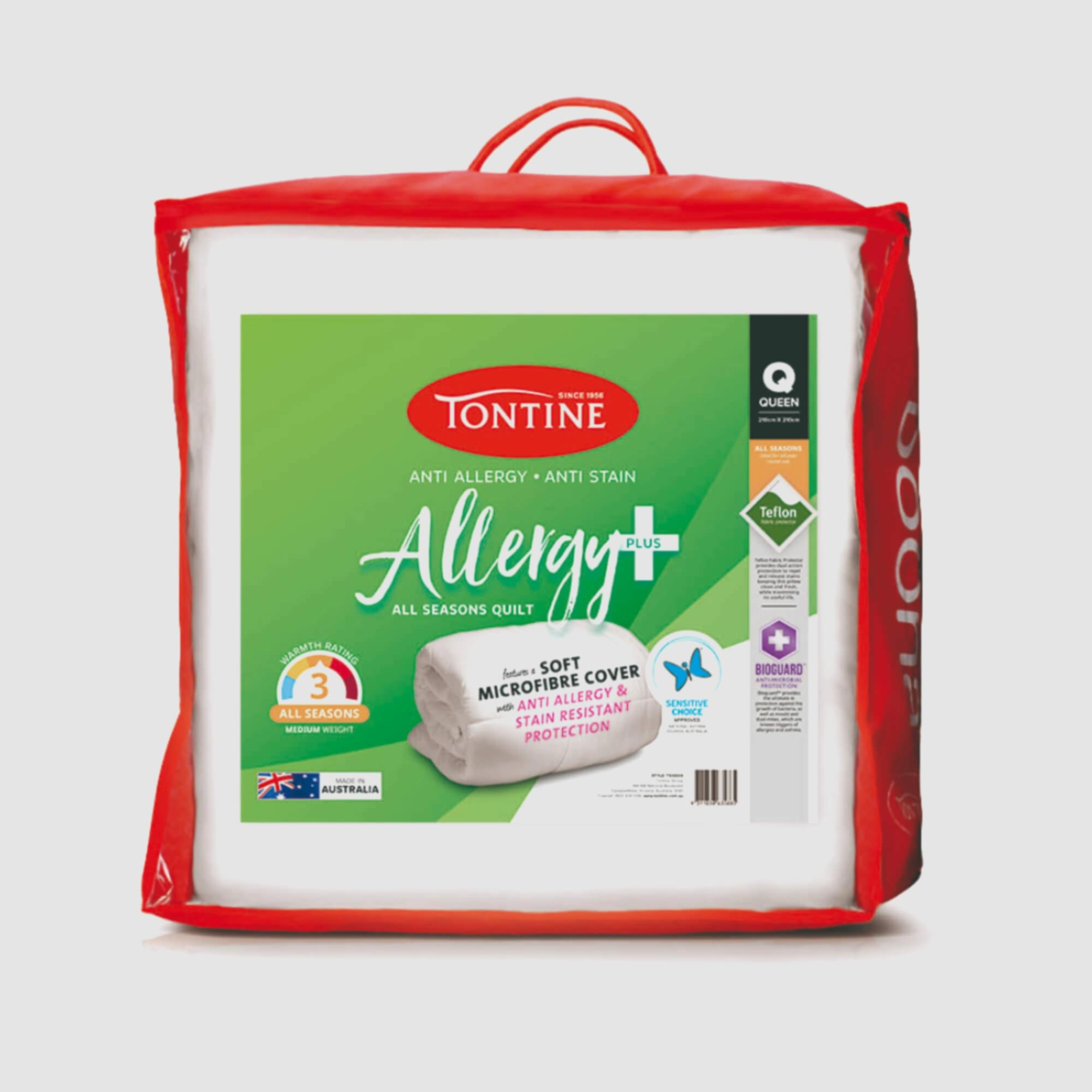 Tontine Allergy Plus Anti Stain All Seasons Duvet Inner